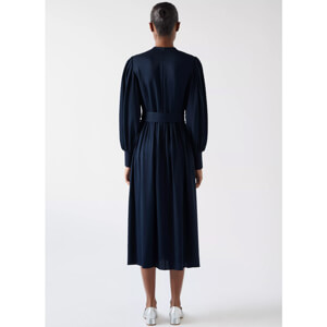 LK Bennett Rosanna Viscose Crepe And Knit Dress